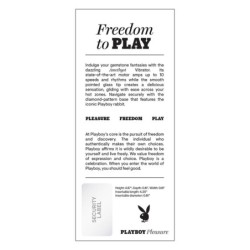 Playboy Amethyst Glass Vibrator